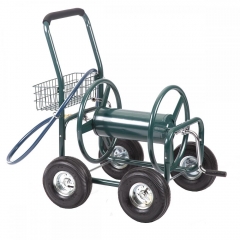 Garden Water Hose Reel Cart Outdoor Heavy Duty Yard Planting W/Basket C50