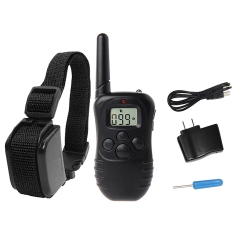 New LCD Electric Shock Vibra Remote Dog Pet Safe Training Collar 1D