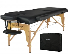New BestMassage Black 77"L 3" Pad Portable Massage Table Facial Bed Spa Chair