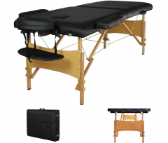 2" Pad 84" Portable Massage Table w/Free Carry Case Chair Bed Spa Facial T