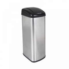 New 13 Gallon Touch-Free Sensor Automatic Stainless-Steel Trash Can Kitchen 13G