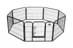 BestPet Hammigrid 24" 8 Panel Heavy Duty Pet Playpen Dog Exercise Pen Cat Fence