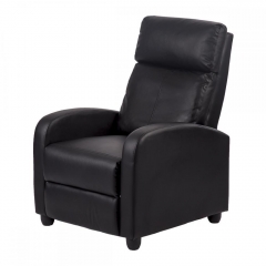 Recliner Chair Single Sofa PU Leather Modern Reclining Seat Home Theater Seating for Living Room