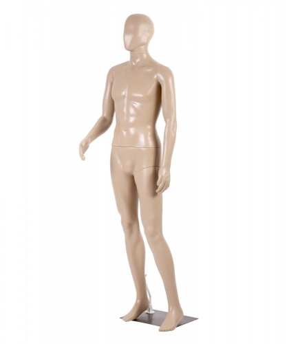 Male Full Body Realistic Mannequin Display Head Turns Dress Form W Base