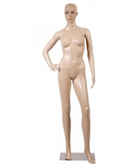 Female Full Body Realistic Mannequin Display Head Turns Dress Form w/Base F61