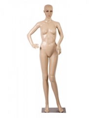 Female Full Body Realistic Mannequin Display Head Turns Dress Form w/Base F82