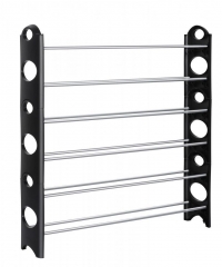 6 Tier Shoe Rack 30 Pairs Wall Bench Shelf Closet Organizer Storage Stand 006