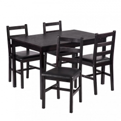 Dining Table Set Kitchen Dining Table Set Wood Table and Chairs Set Kitchen Table and Chairs for 4 Person