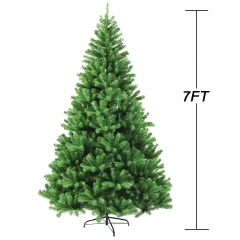 7FT fireproofing Premium Hinged Artificial Christmas Tree W/865 Tips Full Tree