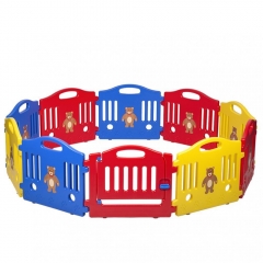 10 Panel Safety Play Center Yard Baby Playpen Kids Home Indoor Outdoor Pen 2137