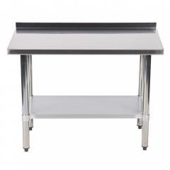 24"x48" Stainless Steel Work table with Backsplash Kitchen Restaurant table EB