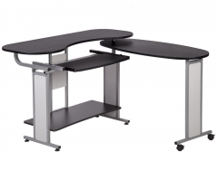 L-Shaped Corner Computer Office Desk Workstation Table for Home Office L284