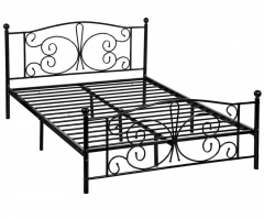 New Metal Platform Bed Frame with Headboard and Footboard Twin Full Queen King