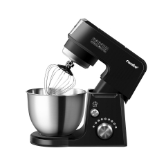 Comfee 2.6Qt Die Cast 7-in-1 Multi Function Tilt-Head Stand Mixer with SUS Mixing Bowl, Whisk, Hook, Beater, Splash Guard.4 Outlets, 7 Speeds & Pulse