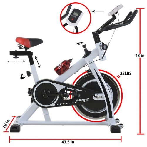 Black bicycle cycling fitness exercise stationary bike cardio home indoor 508 new arrivals