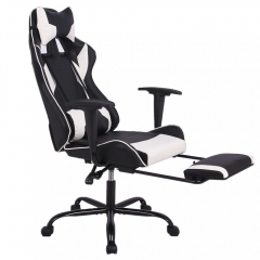 PC Gaming Chair Ergonomic Office Chair Desk Chair PU Leather Racing Executive Modern Swivel Rolling High Back Computer Chair with Arms Footrest