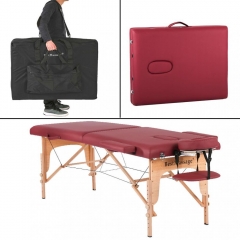 BestMassage 2" Pad 73" Portable Massage Table w/Free Carry Case Bed Spa Facial