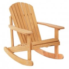 New Garden Rocking Rest Adirondack Wood Chair,Furniture Lawn Patio Deck Seat