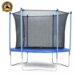 New 8 FT Trampoline Combo Bounce Jump Safety Enclosure Net W/Spring Pad TL08