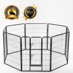 BestPet 40"*32" Heavy Duty 8 Panel Folding Metal Pet Playpen Dog Exercise Fence