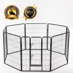 BestPet 32" 8 Panel Folding Metal Dog Exercise Fence Heavy Duty Pet Playpen