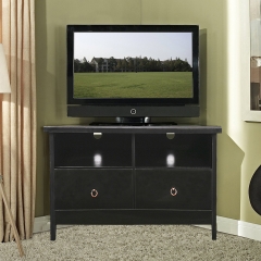 New 40" Storage Console Wood Corner TV Media Stand, Entertainment Center