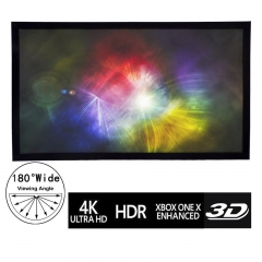 New 100inch 16:9 Velvet Border Home Theater Movie Fixed Frame Projection Screen