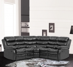 Recliner Sofa Sectional With Recliner For Home Living Room With 2 Reclining Seat