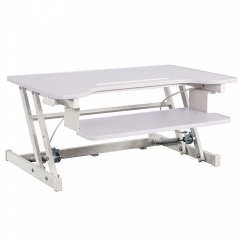 Adjustable Height Standing Desk, Stand Up Desk with Keyboard Tray