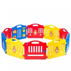 Baby Play Yard Baby Playpen Safety Play Yard Fence Activity Centre 10 Panel Game