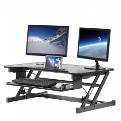 Standing Desk Stand Up Desk Office Height Adjustable Desk with Keyboard,32"