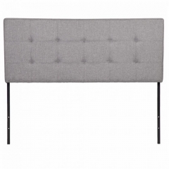 Modern Style Upholstered Tufted Fabric Headboard Queen Size For Bedding HD23