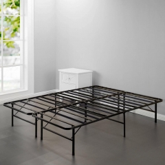 Bed Frame Platform Folding Bed Frame Queen Metal Mattress Foundation 14 Inch