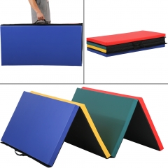 4'x8'x2"Thick Folding Panel Gymnastics Mat Gym Fitness Exercise Mat R4