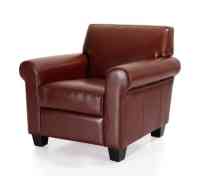 Meet perfect Manchester Leather Classic club Chair, Burgundy