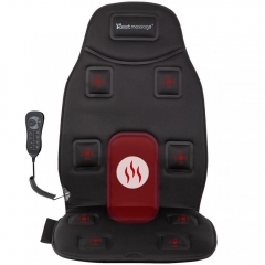 Back Massager 8-Motor Vibration Full Back Heated Car Seat Massager Home Office