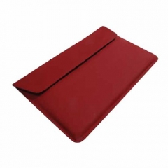 Slim Leather Folder Envelope Sleeve Pouch bag case - Red for MacBook Air 11"