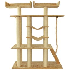 Dkeli 80.7‘’ Cat Tree Furniture scratcher Play scratching post activity centre for medium large cats