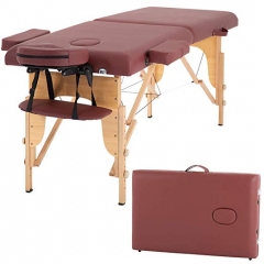 Massage Table Massage Bed Spa Bed 73” Long Portable 2 folding W/Carry Case Table Heigh Adjustable Salon Bed Face Cradle Bed