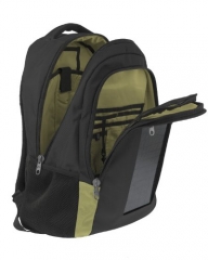 Meet perfect Sun-Plugged Max Solar Backpack (Black/Olive)