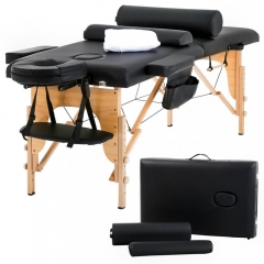 Massage Table Massage Bed Spa Bed 73 inch Long Height Adjustable Portable 2 Fold