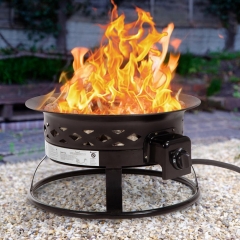 Patio Propane Gas Fire Pit Outdoor Portable Fire Bowl for Camping, Backyards