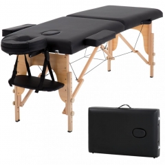 Massage Table Massage Bed Spa Bed 84 Inches Long Portable 2 Folding W/Carry Case Table Heigh Adjustable Salon Bed Face Cradle Bed