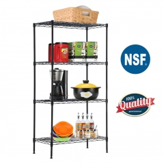 Commercial 4-Tier Wire Shelving Unit Steel Large Metal Shelf Organizer Garage Storage