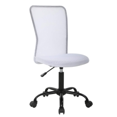 Mesh Office Chair Ergonomic Desk Chair Computer Adjustable Swivel Rolling Chair Lumbar Support Modern Executive Cheap for Women&Men, White