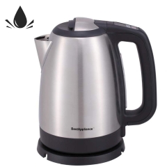 Electric Kettle Stainless Steel Fast Boiling Tea Kettle Cordless Water Kettle 1500W Electric Hot Water Kettle with Auto Shut-Off & Boil-Dry Protection