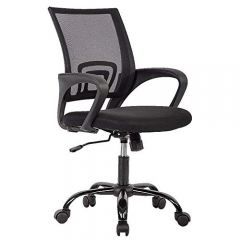 Mesh Office Chair Desk Chair Computer Chair Ergonomic Adjustable Stool Back Support Modern Executive Rolling Swivel Chair for Women&Men, Black