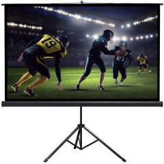 Projector Screen TV HD Large Movie Screen Theater Cinema Tripod Stand for Home Office Outdoor Indoor Folding Wedding Party Presentation 16:9 100