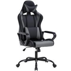 PC Gaming Chair Ergonomic Office Chair Desk Chair Executive Task Computer Chair Back Support Modern Executive Adjustable Arms Rolling Swivel Chair