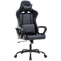 Office Chair Gaming Chair Desk Chair Ergonomic Racing Style Executive Chair with Lumbar Support Adjustable Stool Swivel Rolling Computer Chair